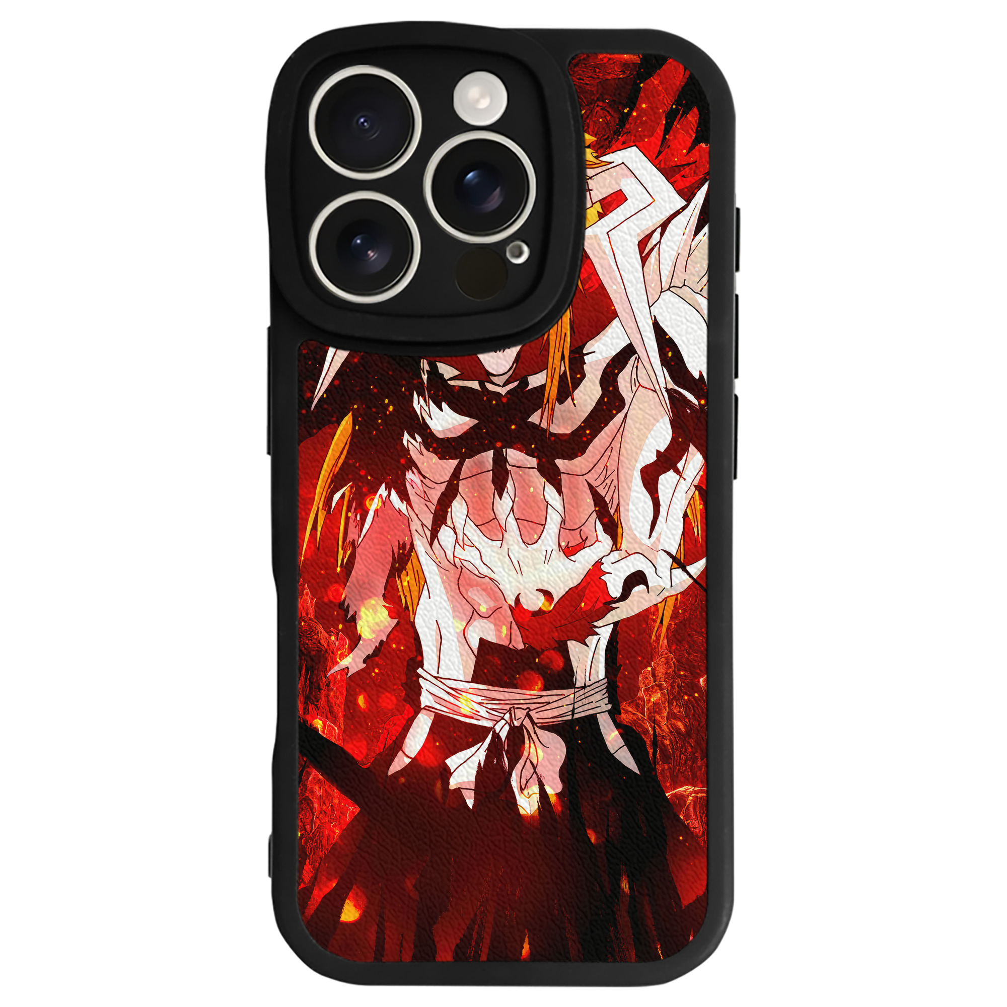 （画像用） ブリーチ BLEACH 【iPhone 16シリーズ対応】シリコンスマホケース（レザー調） 材質：シリコン